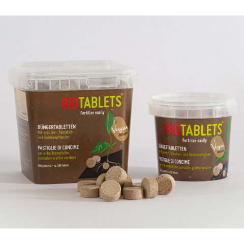 Concime biologico pastiglie ortaggi e aromatiche - BIOTABLETS
