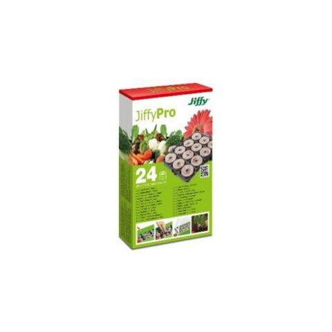 Jiffy Easy 7 XXL 24 - Vassoio + 12 pastiglie di torba compressa (Conf. 2 vassoi)