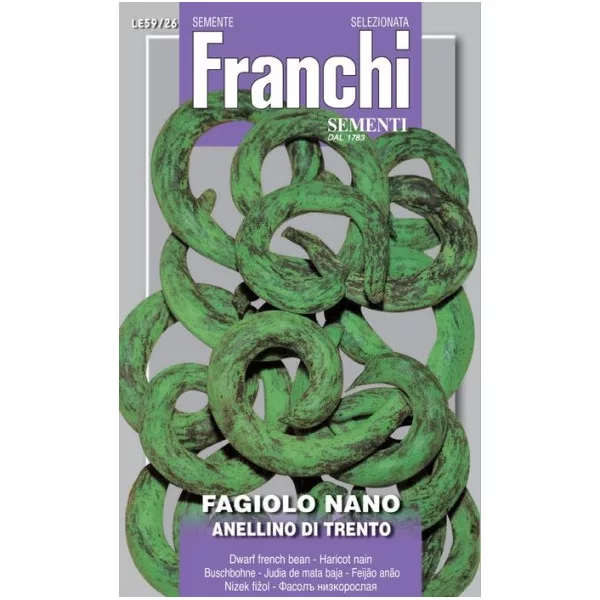 Fagiolo rampicante Anellino di Trento (Semente)
