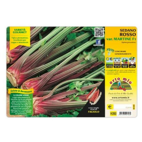 Sedano rosso piemontese "Martine F1" [1 Plateaux da 6]