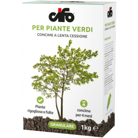 Concime granulare per Piante Verdi - Cifo (lenta cessione 4 mesi) [1 kg]