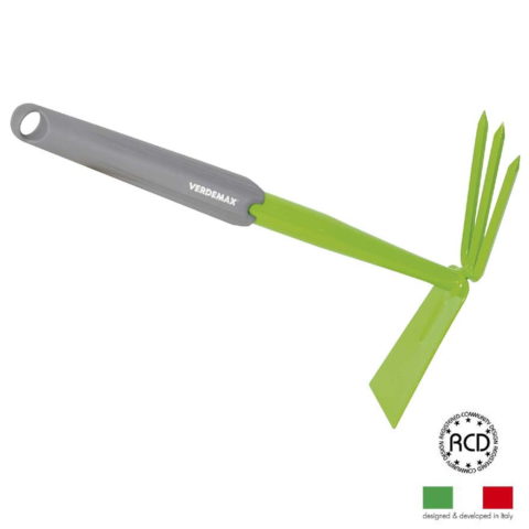 Zappetta punta quadra e tridente per giardinaggio