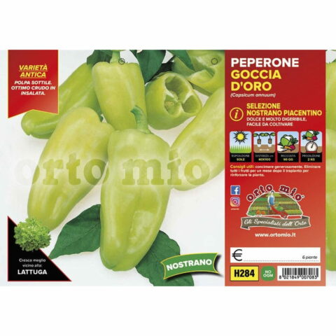 Peperone nostrano Piacentino "Goccia dOro"
