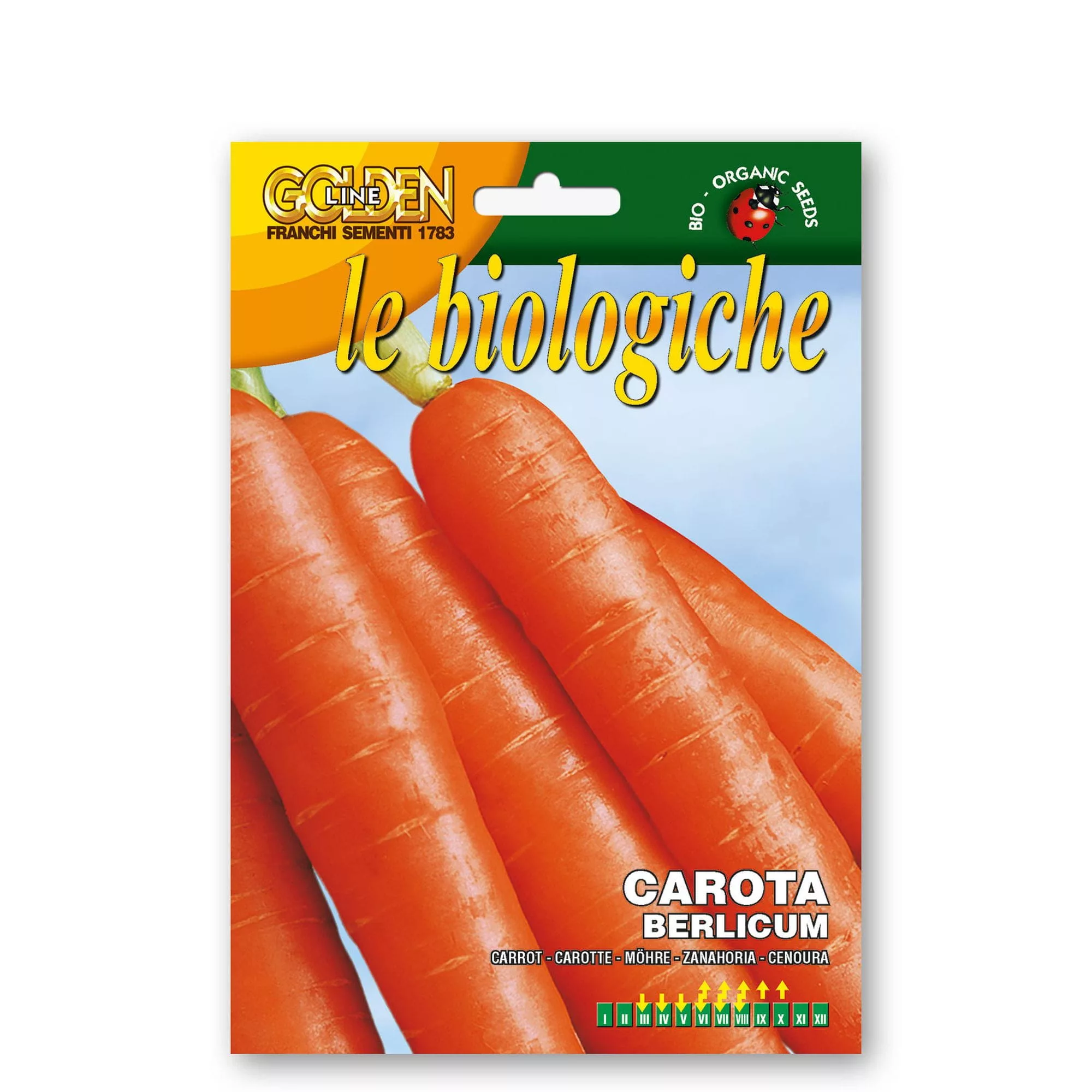 Carota berlicum 2 (Semente biologica)