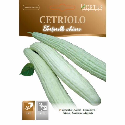 Cetriolo Tortarello chiaro (Semente)