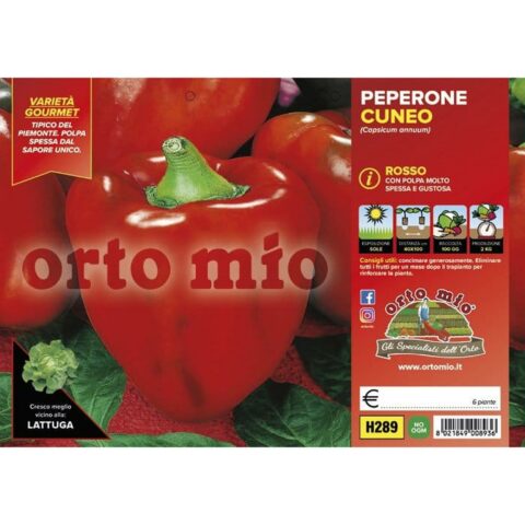 Peperone piemontese rosso di "Cuneo F1"