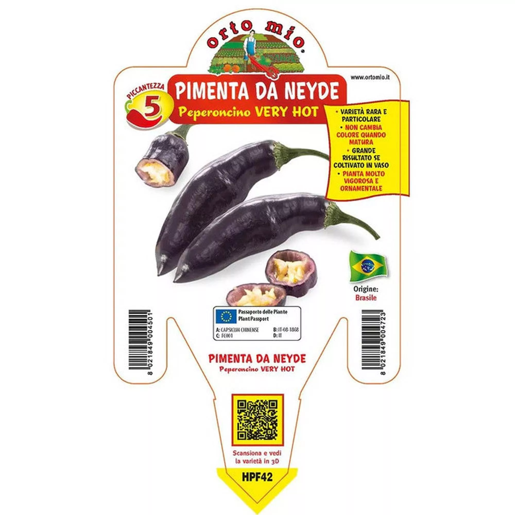 Peperoncino piccante "Pimenta de Neyde"