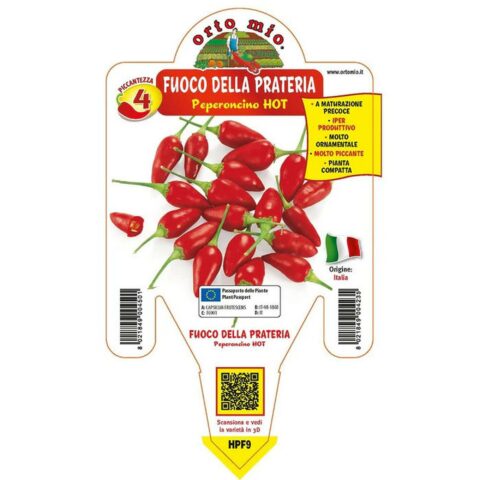 Peperoncino piccante "Fuoco della prateria"