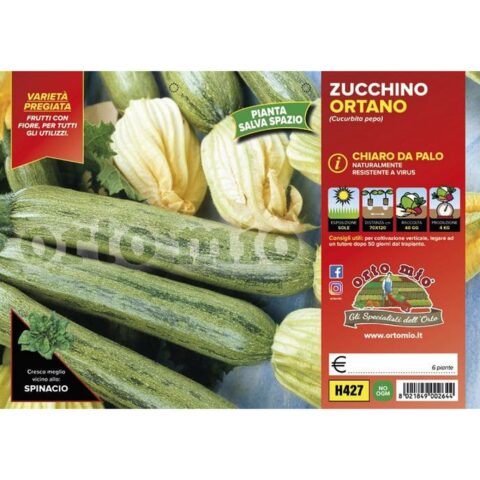 Zucchino chiaro da palo "Ortano F1"