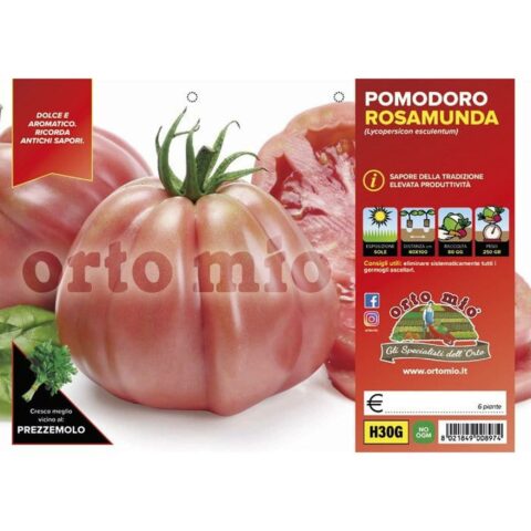 Pomodoro a cuore resistente Cuore Ligure rosa "Rosamunda F1"