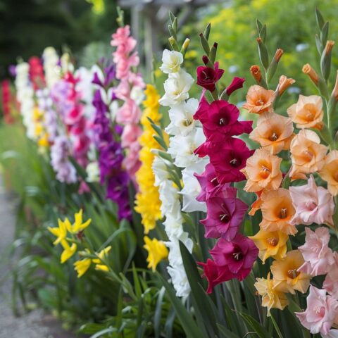 Gladiolus stelo corto mix