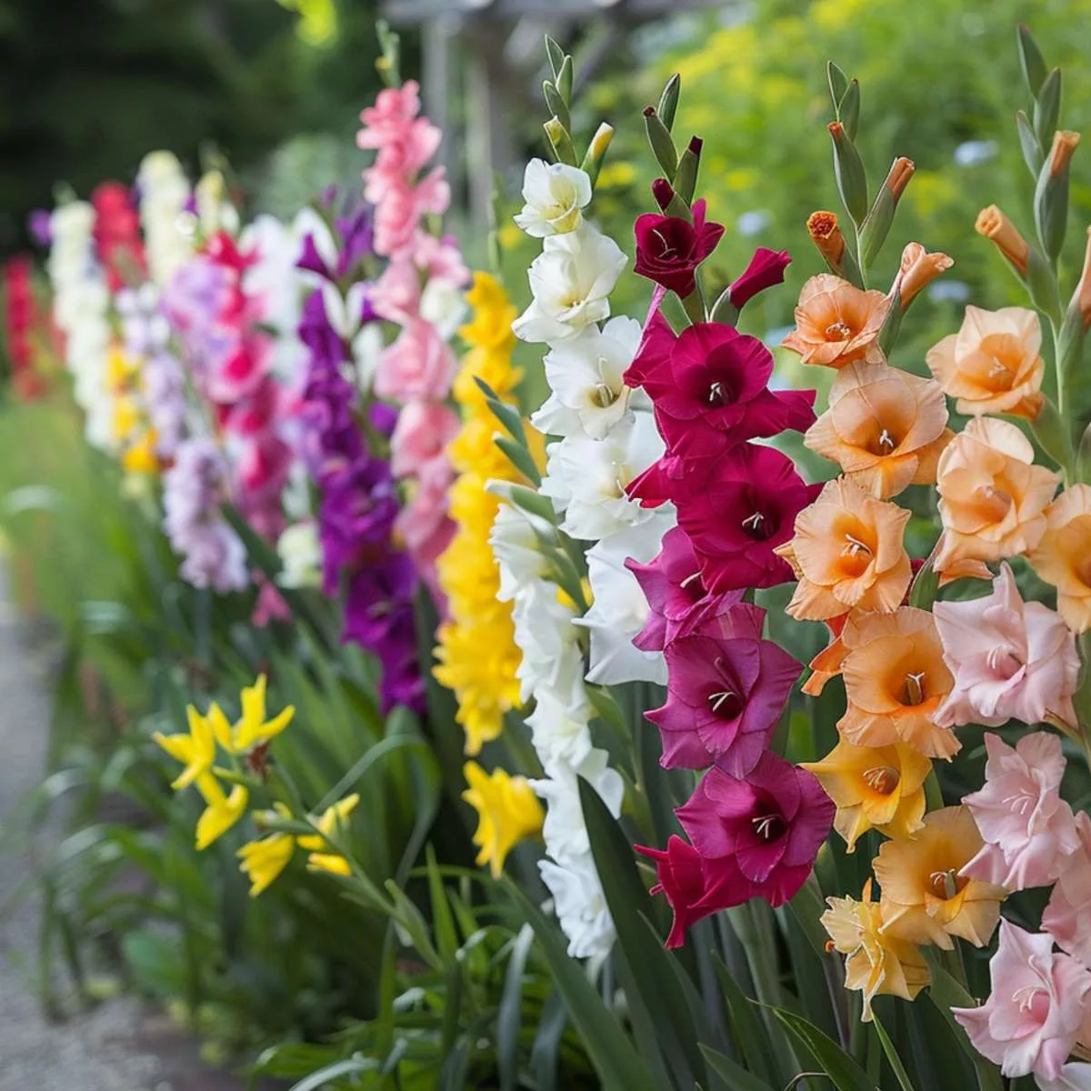 Gladiolus stelo corto mix