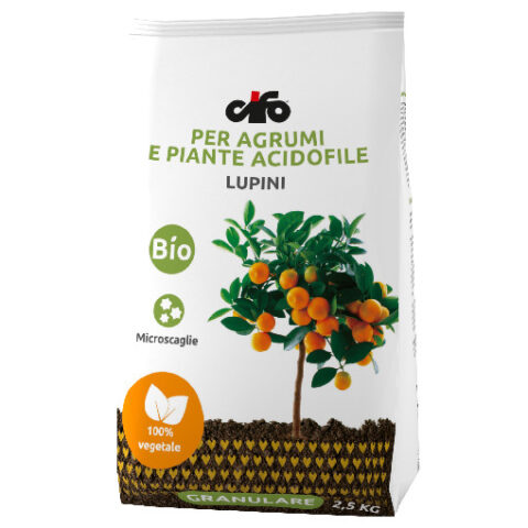 Concime bio Lupini per Agrumi e Acidofile - Cifo