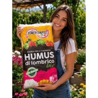 Ammendante organico bio - Powercompost Humus di lombrico