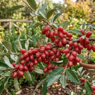 Elaeagnus umbellata "Pointilla Amoroso"